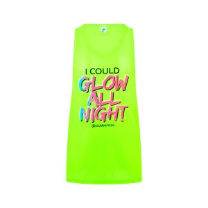 GLOW ALL NIGHT Unisex Racerback Tank Top