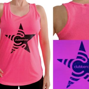 STAR pink fitted breathable tank