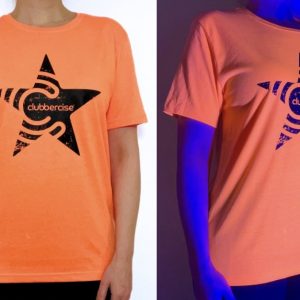 STAR neon orange t-shirt