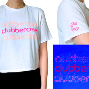 CLUBBERCISE OUTLINES boxy tee
