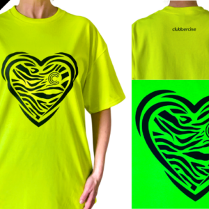 SONIQUE ZEBRA neon yellow cotton tee