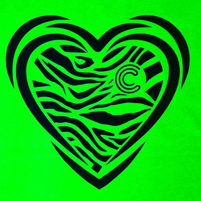SONIQUE ZEBRA neon yellow cotton tee - Image 3